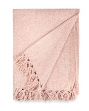 Throw Blanket for Sofas Couch Bed Runner Chenille Super Soft Cotton Darcy