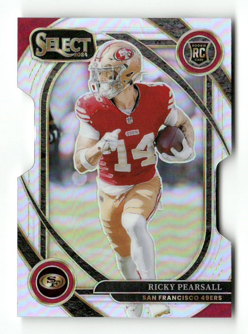 2024 Panini Select Silver Prizm Die Cut Ricky Pearsall RC 49ers #285