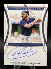2020 National Treasures Social Signatures #'d /99 Bobby Bradley Rookie Auto RC