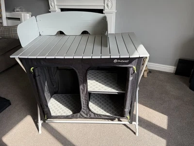 Outwell Sudbury Kitchen Table for Camping Storage Tent Appliance - Image 1 of 4
