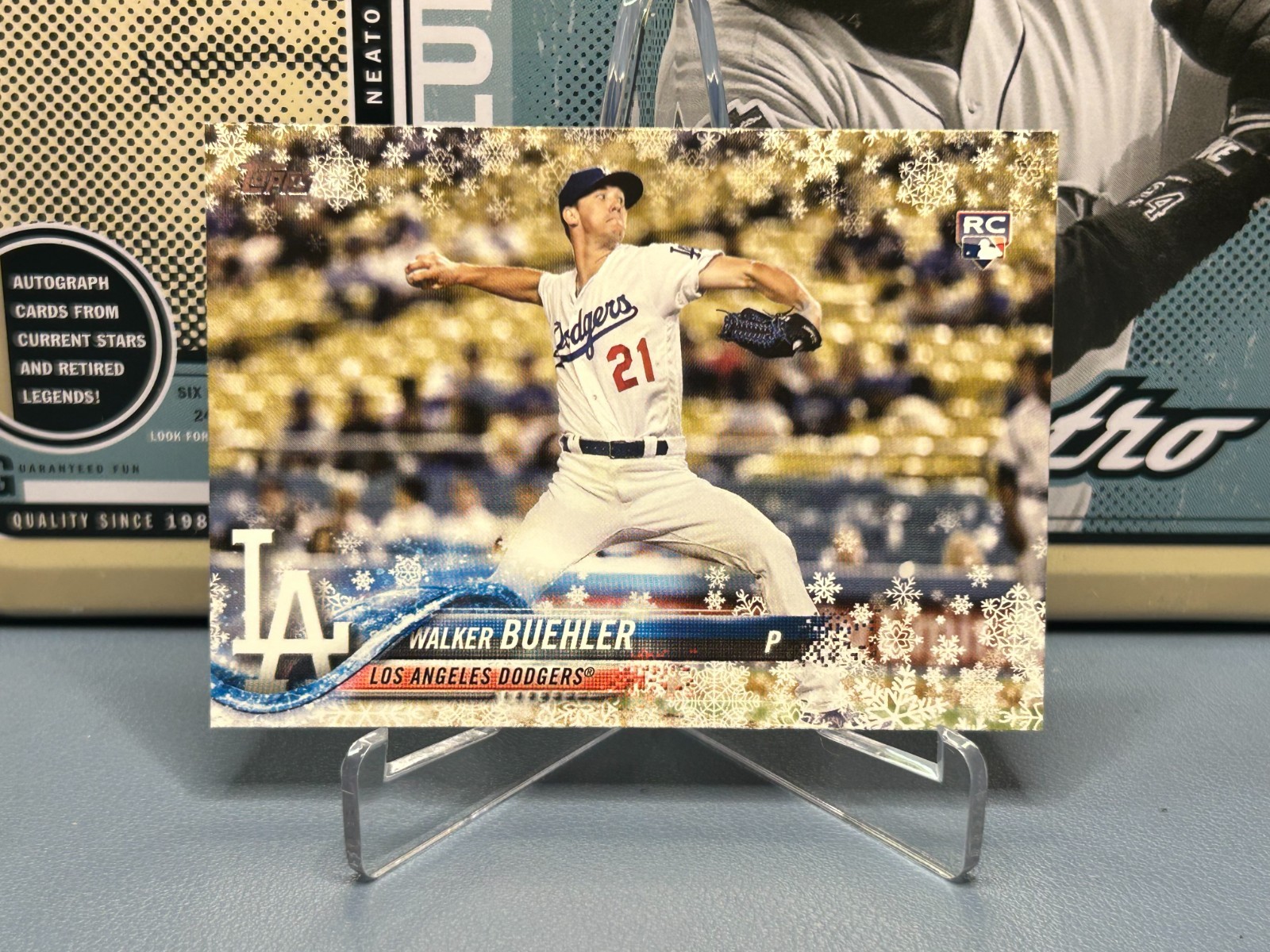 2018 Topps Holiday Mega #HMW61 Walker Buehler RC