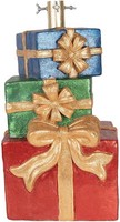 Clayre & Eef 6MG0149 WeihnachtsbaumstäNder 25X28X48 Cm Rot-Goldfarbig