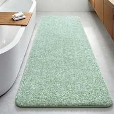 Bathroom Runner Rug 24x60 Inch, Soft Absorbent Long Bathroom Rug for Shower Floo