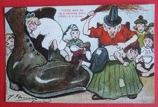 Old H FLEURY Comic OLD WOMAN WHO LIVED IN SHOE