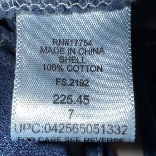 Mono con tirantes KEY IMPERIAL Farmer azul niño joven niños niñas talla 7 denim - Imagen 12 de 13