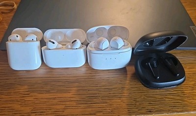 Apple AirPods /  Mixed Lot Earbuds & Charging Cases For Parts. Soundforce, Govo