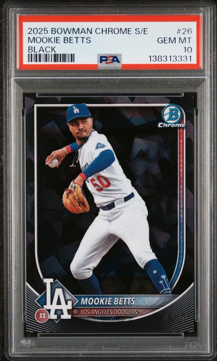 Mookie Betts 10 Graded Baseball Sports Trading Cards & Accessories