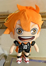 Haikyu  SHOYO HINATA 10 PLUSH 9  Orange Black Stuffed Doll Crunchyroll NWT NEW