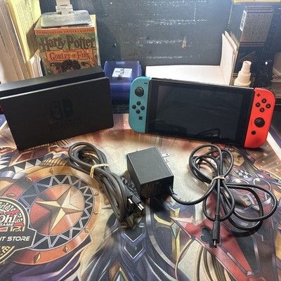 Nintendo Switch HAC-001-01 Console with Joy-Cons, Dock, and Charger