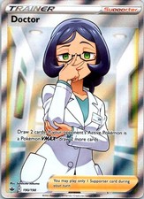 Doctor (Full Art) Ultra Rare SWSH06: Chilling Reign 190/198 NM on eBay