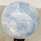 Natural Blue Celestite Crystal Sphere Ball Healing Madagascar 1520G (3.35LB) — photo 6