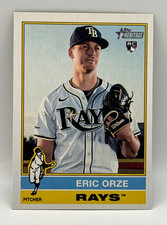 2025 Topps Heritage High Number Eric Orze RC #589 Tampa Bay Rays