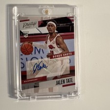 2021 Prestige Bonus Shots Auto Jalen Tate #PBJTA (AU, RC). Arkansas Razorbacks.