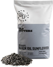 Wildlife Black Oil Sunflower Seeds for Birds and Wildlife, Non-Gmo  USA Grown o