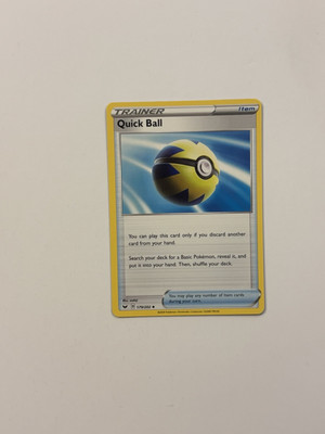 Quick Ball 179/202 NON HOLO Event Deck Version Pokemon Sword Shield Base C*