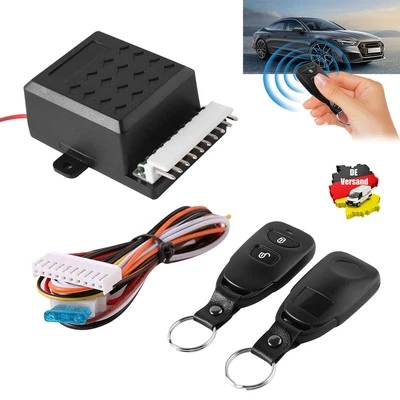 MARKENLOS Funkfernbedienung FB Zentralverriegelung ZV 12V zum Nachrüsten KFZ/PKW Universal