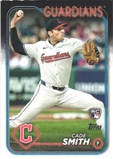 2024 Topps Update #US134 Cade Smith Cleveland Guardians Rookie RC
