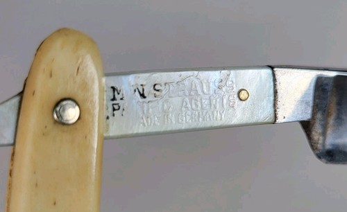 Vintage Straight Razor M.N. Strauss Meteor Best Barber Made In Germany ...