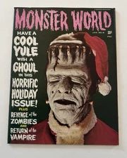 Monster World Magazine #6 Cool Yule Horrific Holiday Issue Jan 1966