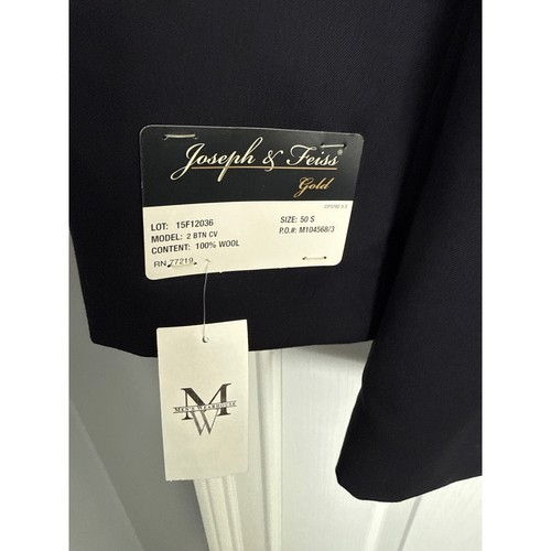 Giacca sportiva blazer lana Joseph & Feiss due bottoni vestibilità classica 50S-vendita al dettaglio $269,99 - Foto 2 di 7