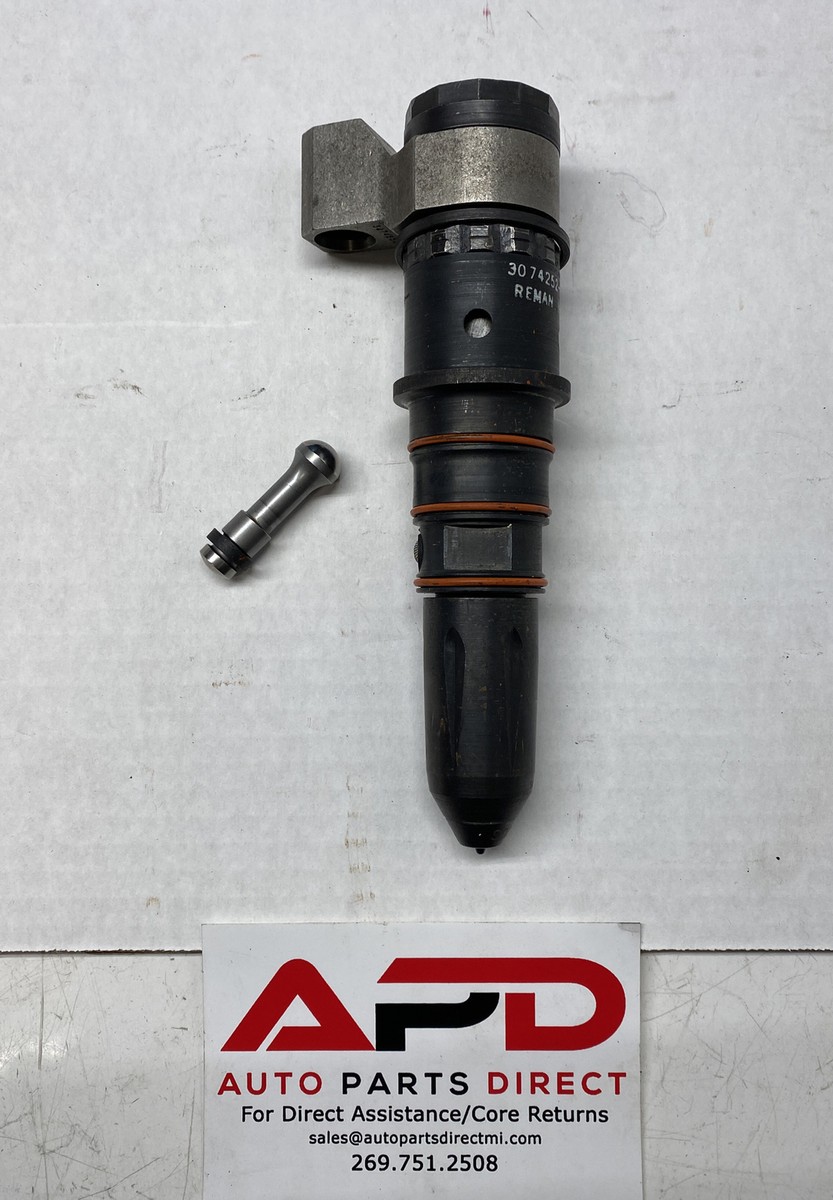 Reman Cummins L10 Diesel Fuel Injectors Set of 5 3074252 No Core 
