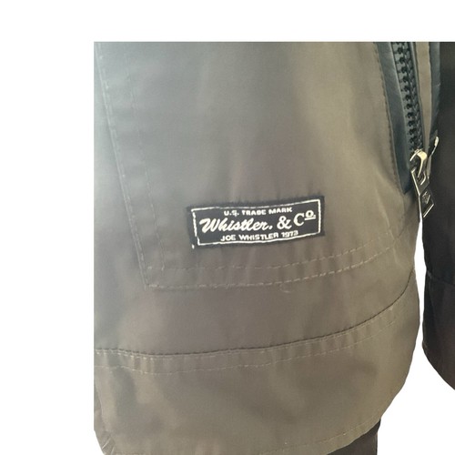 J.Whistler 1973 VTG Engineering Freedom Bomber Jacket SZ 14/16 Unisex Green - Picture 8 of 11