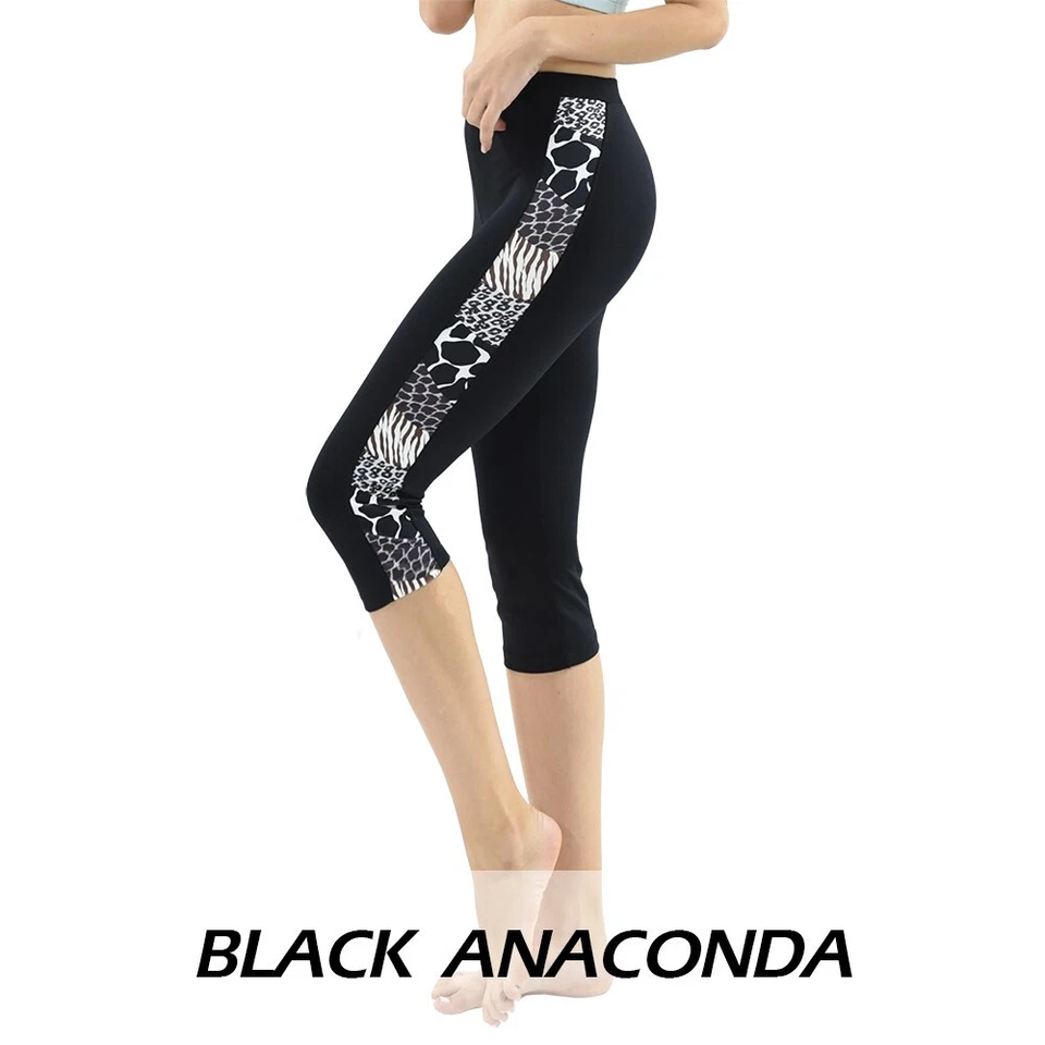 Private Island Hawaii Women's Swim & Yoga Capri Leggings Pants Rash Guard Bottom - Image 3 of 4