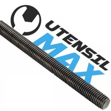 BARRE FILETTATE IN FERRO PASSO FINE - LUNGHEZZA 1 METRO