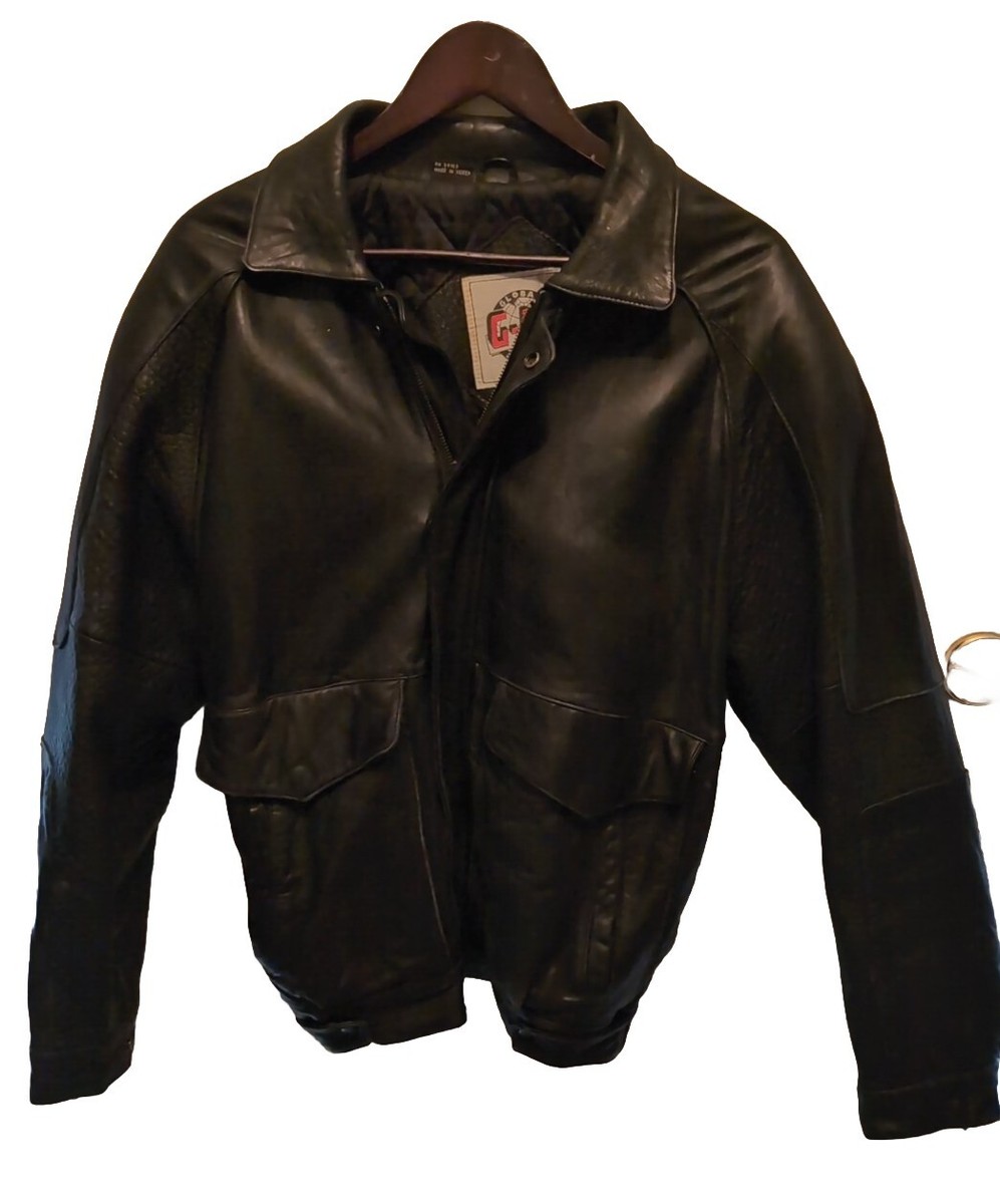 G-III Global Identity ヴィンテージレザージャケット Global identity g-iii Vintage Leather jacket Mens L | eBay