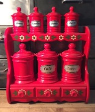 Étagère Rouge Vintage EMSA