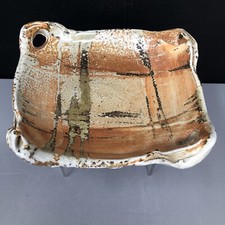 RUTHANNE TUDBALL Studio Pottery - Salt Glazed Stoneware Pin Dish #1598