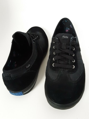 keds black suede