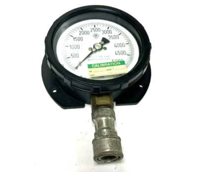 MCDANIEL CONTROL 316SS TUBE AND BRASS 5000PSI GAUGE