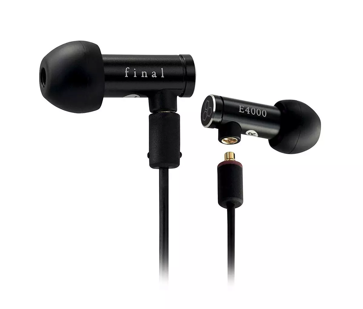 FINAL Audio E4000 In-Ear Headphones Hi-Res Sound Isolating Earbuds IEM  Earphones