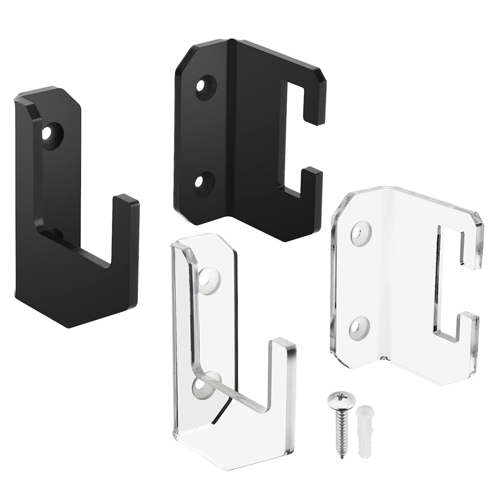 Sword Light Saber Wall Mount Clear Acrylic Display Rack, Lightsaber Wall Stand