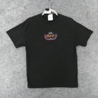 Vintage Orange County Chopper T-Shirt Men Medium Black New York Crown Flames Y2K