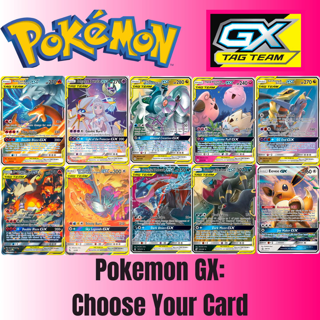 Pokemon Tag Team GX: Choose Your Card! Ultra Rare English NM Pokemon Tag Team GX: Choose Your Card! Ultra Rare English NM