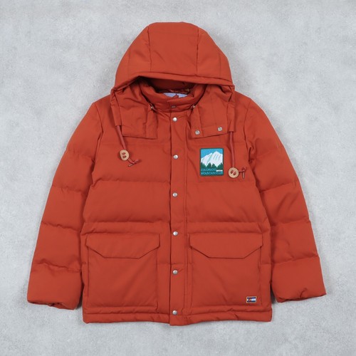 HOLUBAR Colorado Men's Down Jacket In Orange Size L - Picture 6 of 21