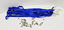 Blue Lanyard Bulk 10 Pack Lanyards for ID Badges