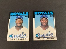 1986 TOPPS TRADED BASEBALL #50T BO JACKSON (ROOKIE) 2CT MINT +++