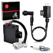 Ignition Coil Spark Plug CDI For Kawasaki Bayou 220 KLF220A 1988-1995