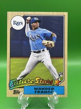 2022 Topps Series 1 WANDER FRANCO Tampa RC Box Topper 1987 Future Stars #87FS-24