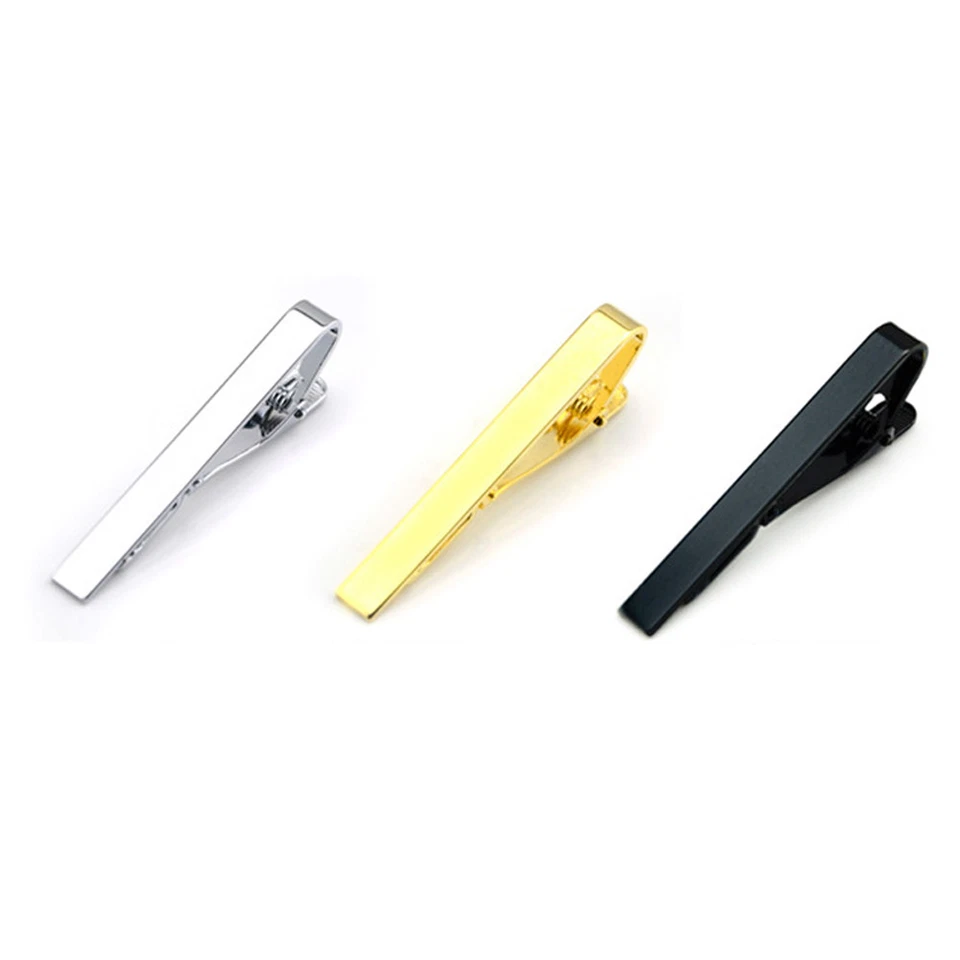 Men’s Simple Tie Clip Clasps Wedding Party Business Men Best Gift Ornament - Image 3 of 4