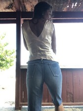 Vintage Wrangler Denim Jean Shorts 1950 Misses XS 24 Bluebells Sanforized