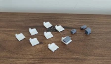 8x CARGO ULD TRANSPORTER MOVERS Airport Aircraft Service GSE 1:400 Scale Diorama