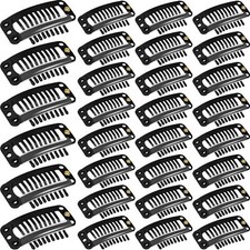 30pcs 32mm 9-teeth Hair Extension Clips Hair Extension Wigs Clips Comb Clip