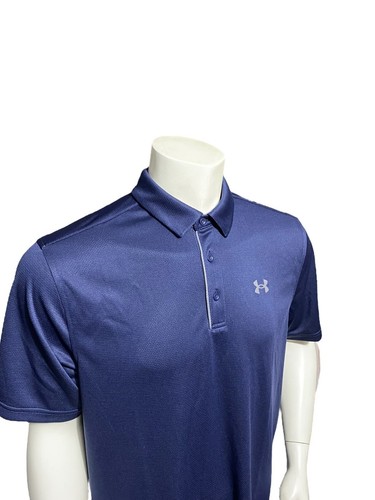 Under Armour Stretch Men’s Casual Polo Shirt Size Adult Large Golf Short Sleeve - Picture 8 of 15