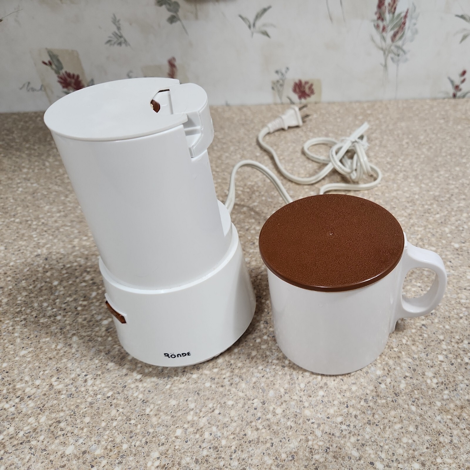 Ronde Quick Cafe Portable Coffee Maker Model QC2 Vintage 1987 Single