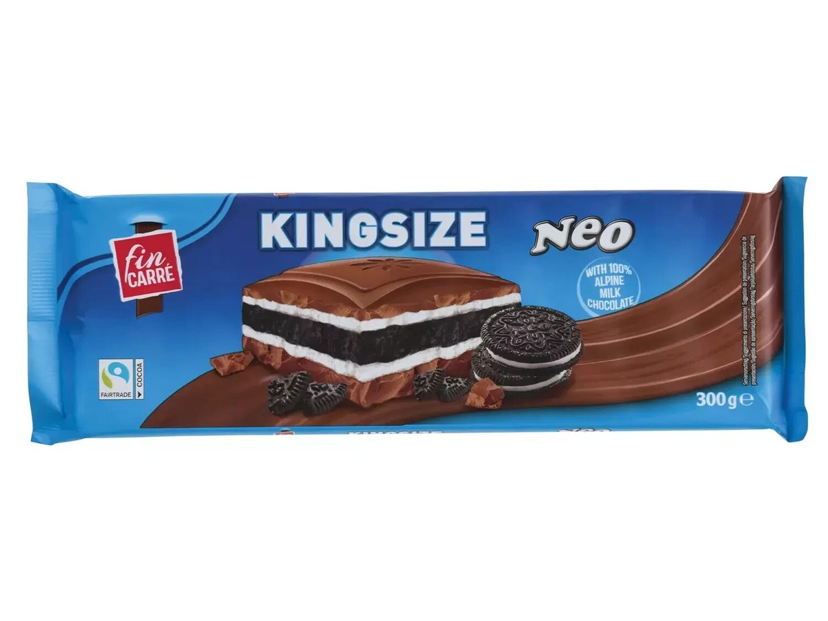 Chocolate Bar NEO (Oreo) Kingsize 300g - 10.58 oz Fin CARRE Candy