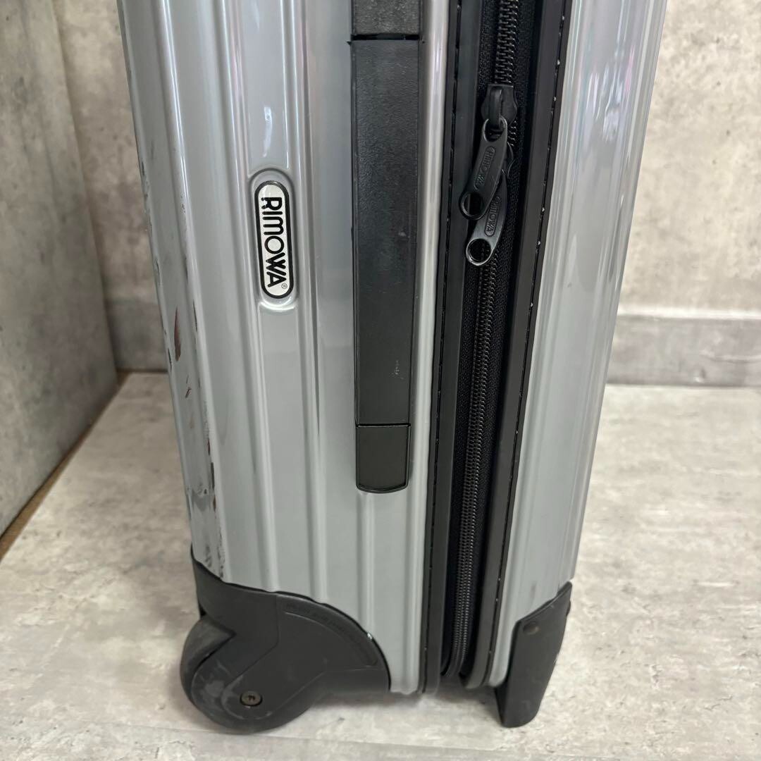 RIMOWA SALSA 32〜35 ℓ シルバー RIMOWA salsa 35L Silver 2-wheels Carry Case Suitcase 856 52